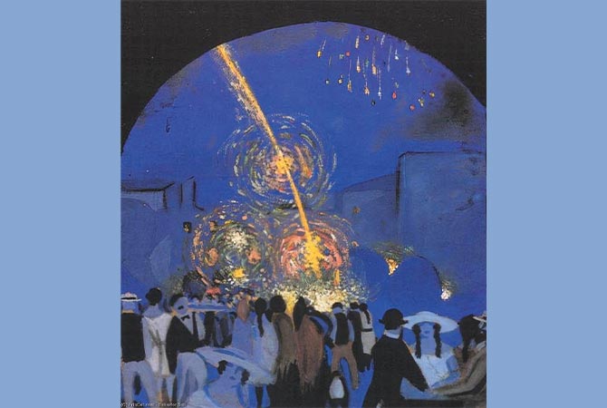 Enlargeable image of a painting by Salvador Dalí