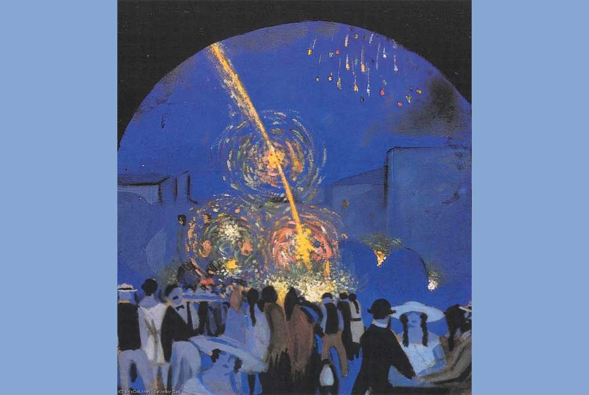 Image of a painting by Salvador Dalí
