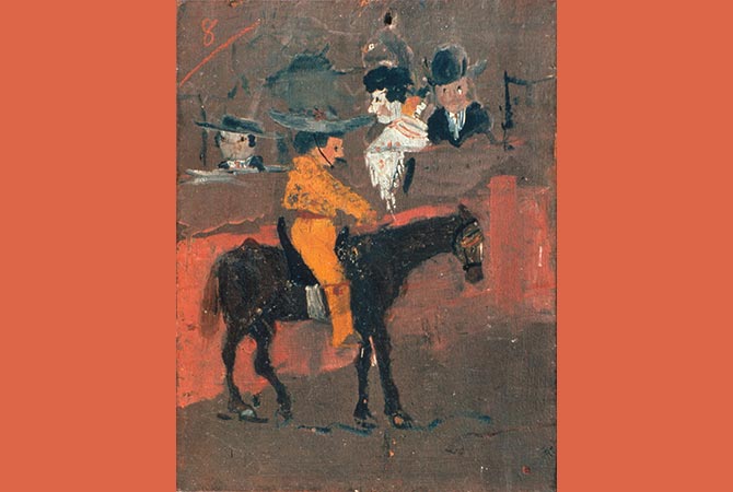 Enlargeable image of an early Pablo Picasso painting