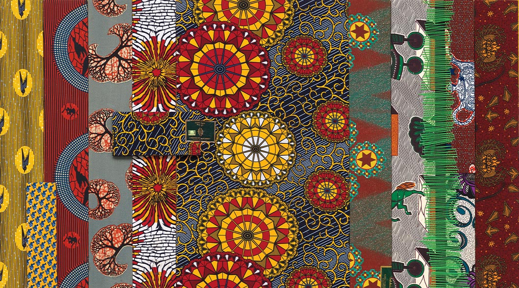 A patchwork of cloth