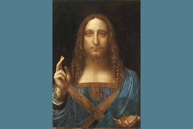 Enlargeable image of a da Vinci painting