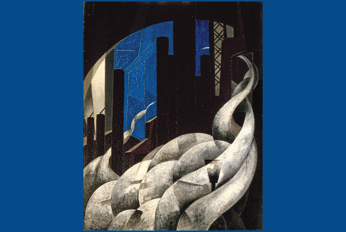 Charles Demuth&apos;s painting of incense coming from a church